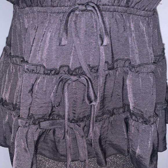 NEW- FUN & Elegant Black Ruffled Camisole Top All In One! - Picture 4 of 13